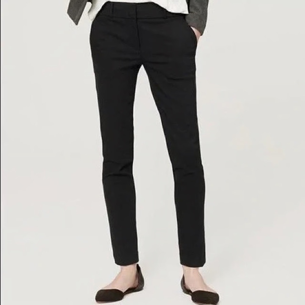 Loft Black Marisa Slim Fit Trousers